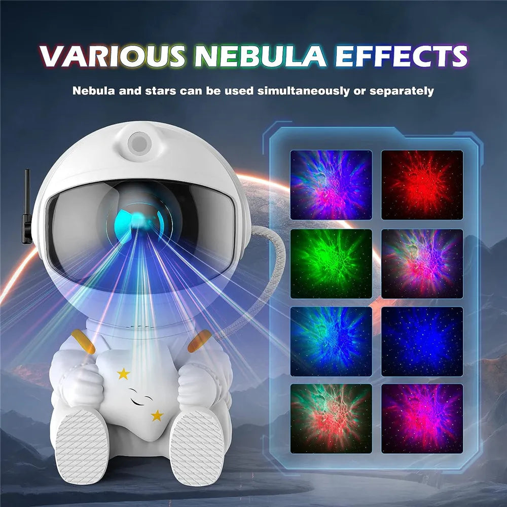 Star Galaxy Astronaut Space Projector LED Lamp