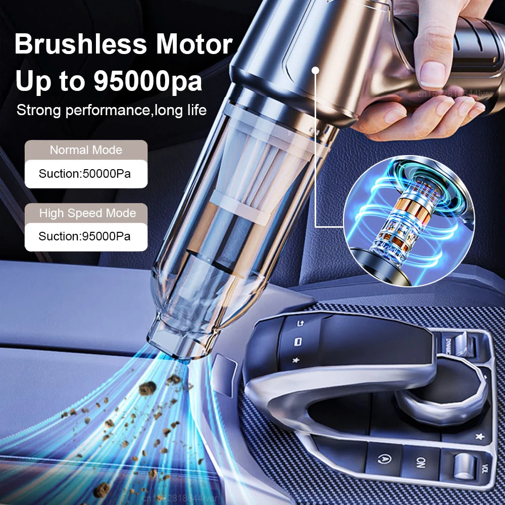 Strong Suction Handheld Wireless Car Vacuum Cleaner